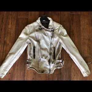 Muubaa lamb leather jacket size 6